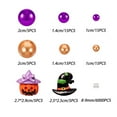 thumbnail image 3 of Xihbxyly Relleno de Jarrón con Forma de Calabaza de Halloween, Juego de Adornos Festivos, Combinación de Cuentas Negras y Doradas, Decoración Versátil para Fiestas, Temporada Festiva, 6000 Cuentas Tr, 3 of 7