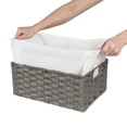 thumbnail image 3 of Neatfreak Handwoven Storage Baskets with Liner, 4‑Pack – Assorted Sizes, 3 of 4