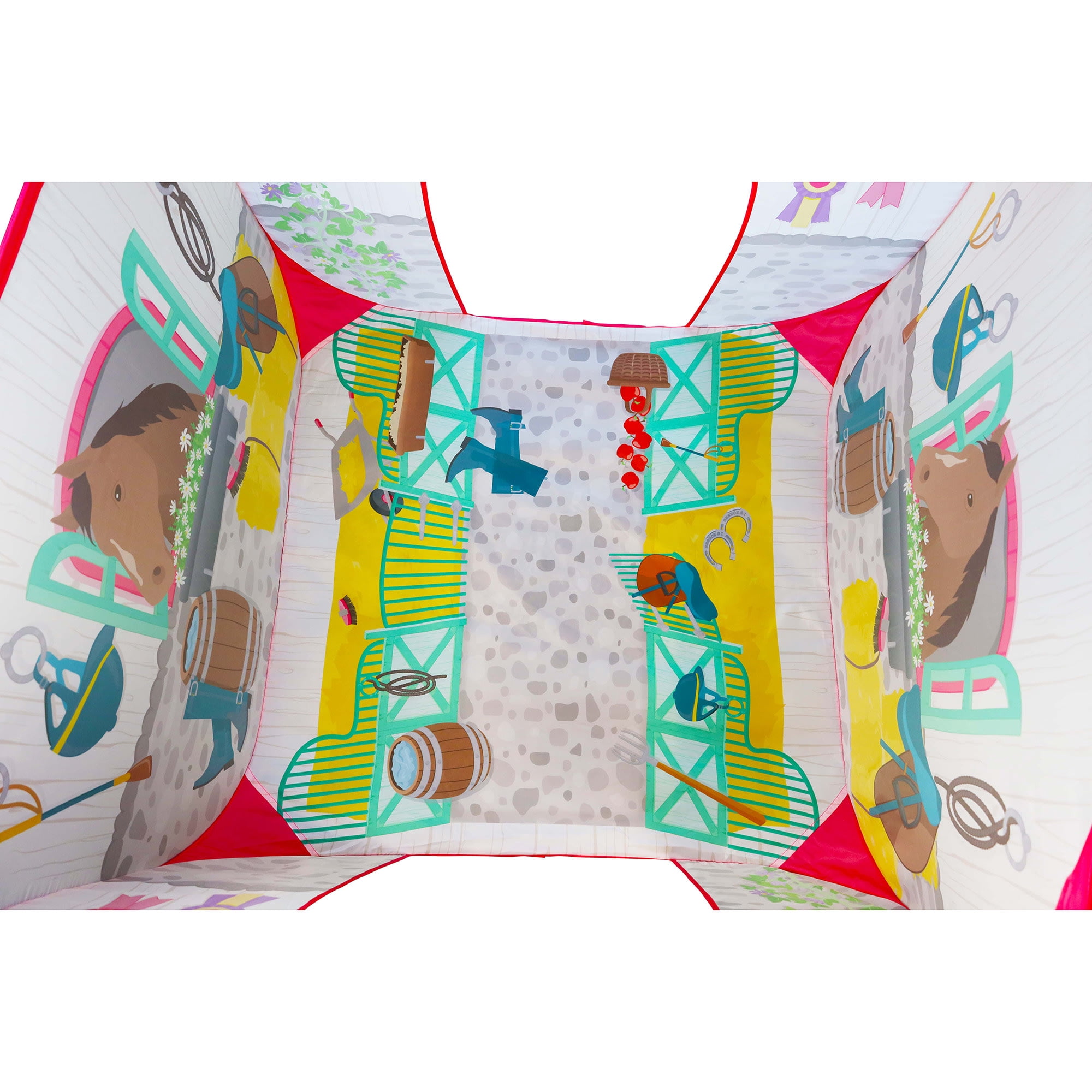 Pop It Up: Horse Stable Pop-Up Indoor Playtent, Toddlers & Kids Ages 3+