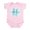 Petal Pink, variant on CafePress - Winter Onederland First Birth Infant Bodysuit - Baby Light Bodysuit, Size Newborn - 24 Months