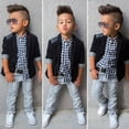 thumbnail image 4 of Set Of 3PCS Boys Cotton Coat With Shirt For Pageant Wedding Party Birthday Photography Costume Daily Wear Accessories 8T, 4 of 7