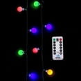 thumbnail image 2 of Vickerman 400 Light Multicolor LED Indoor/Outdoor 8 Function Cherry Light Set with Remote Control., 2 of 6