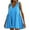 Blue, variant on Uaswgudfs ​Sleeveless V-Neck Casual Sundress 2025 – Lightweight A-Line Midi Dress for Summer Travel & Daily Wear Blue L