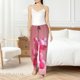 thumbnail image 4 of Balery Pink Balloon Puppy Art Pantalones de pijama para mujer, pijamas ultraligeros, pantalones de estar por casa-3X-Large, 4 of 6