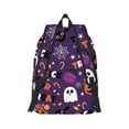 thumbnail image 3 of Daiia Halloween Sweet Candy Vintage Canvas Backpack for Men and Women ,Hiking Backpack,Travel Laptop Bag for School,Large Capacity Backpack, 3 of 8