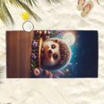 thumbnail image 6 of 1pc Hedgehog Printed Beach Towel Multipurpose Summer Bath Towel For Travel, Beach, Pool, Yoga, Camping - Perfect Gift For Birthday, Christmas, Mother'S Day, Father'S Day,29X58inch, 6 of 8