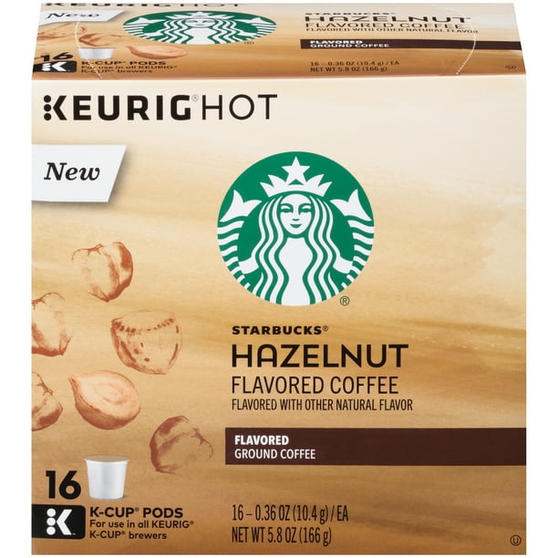 Starbucks Hazelnut Flavored Coffee KCups 160.36 oz. Cups Walmart