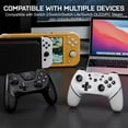 thumbnail image 6 of Fousixdi Wireless Controller for Switch 2/Switch/Lite/OLED, 2 pack, Turbo/Ergonomic (Black&White), 6 of 8