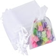 thumbnail image 4 of de 100 bolsas de organza para bodas 7 x 9 cm pequeñas bolsas de organza para regalos bolsas de organza con cordón como bolsas para dulces de boda, bolsas para joyas, bolsas para regalos, 4 of 6