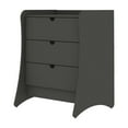 thumbnail image 5 of Manhattan Comfort Coney Mid-Century Modern 3-Drawer Dresser in Gray, 5 of 12