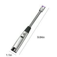 thumbnail image 3 of pvdgvd Candle Lighter, USB Rechargeable Windproof Long Lighter with 360° Rotatable Neck, Micro USB Charging for Camping, Grill & Party, 3 of 8