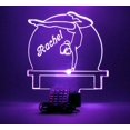 thumbnail image 5 of Gymnast on Beam Night Light Up Lamp LED Personalized Name Free Engraved Gymnastics Athlete Gymnasts Tumbler Desk Table Lamp, Our Newest Feature - It's Wow, with Remote, 16 Color Options, Great Gift, 5 of 12