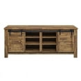thumbnail image 6 of Modway Cheshire 71" Rustic Particleboard Sliding Door TV Stand in Walnut, 6 of 9