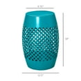 thumbnail image 6 of Outsunny 12.5" Outdoor Garden Accent Table, Blue, 6 of 8
