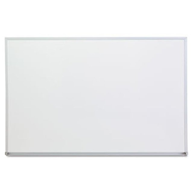 Tableau Effaçable à Sec Mélamine 36 x 24 Cadre en Aluminium Fini Satiné