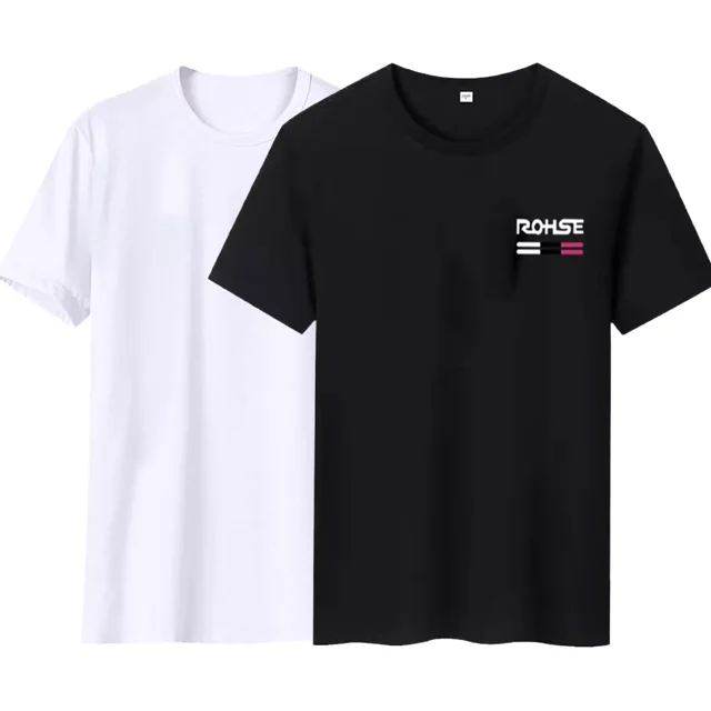 Playera Hombre De Manga Corta Estampado Casual Moda 2 Uds