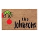 thumbnail image 2 of Grinch Decor Grinch Christmas Decorations Bathroom Grinch Christmas Decorations Christmas Decorative Floor Mat Door Mat Cartoon Green Furry, 2 of 7