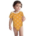 thumbnail image 3 of Daiia Cute Popcorn Printed Unisex-Baby Short Sleeve Onesies Bodysuits Baby Climbing Clothes Soft and Comfortable Romper with Expandable Shoulder Design-9M, 3 of 8