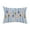 Blue, variant on Simply Daisy, 14" x 20" Oar Numbers Navy Nautical Decorative Outdoor Pillow