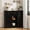 Black, variant on Hanyu Buffet Cabinet, Coffee Bar with Drawers and Doors, Sideboard Storage with Shelves for Kitchen, Dining Room, Living Room, Black