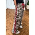 thumbnail image 5 of TinyCribz Women's Leopard Lounge Pants with Red Contrast Stripe L, 5 of 6