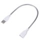 thumbnail image 1 of Cable Adaptador LED Extensión USB A Tubo Flexible Metal, 1 of 3