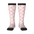 thumbnail image 1 of Fotbe Rabbit And Cherry Calcetas Divertidas Estampadas para Hombre y Mujer, Calcetas de Algodón hasta la Rodilla para Caminar, Correr, Enfermería y Embarazo, 1 of 6