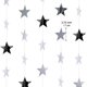 thumbnail image 2 of Guirnalda de estrellas brillantes para decoración de fiestas, 130 pies de estrellas doradas brillantes colgantes, telón de fondo para compromisos, bodas, baby showers, cumpleaños y Navidad., 2 of 5