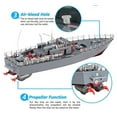thumbnail image 3 of RC Missile Warship Radio Remote Control HT-2877 RTR Ship Battleship Cruiser R/C, 3 of 7