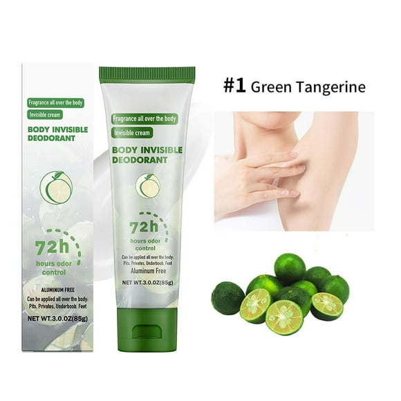 Fiudx Crema Antitranspirante, Ungüento Corporal con Control de Olores Por 72 Horas, Loción Desodorante Calmante de Aloe, Ingredientes Naturales para Piel Sensible, Uso Diario para Hombres y Mujeres,