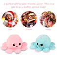 thumbnail image 5 of Pulpo de peluche reversible NQ rosa + cesta animal de peluche sensorial, 5 of 5
