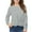 Gray, variant on JTSRKL Fashion T-Shirts for Teen Girls Cute Kids Long Sleeve Front Tie Knot Solid Color Basic Tunic Tees Shirt Trendy Oversized Crewneck Pullover Tops Children's Outfit Clothes Gray 4-5 Years