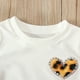 thumbnail image 5 of Vestido Para Niñas, Ropa Para Niñas Pequeñas, Camiseta Con Estampado De Leopardo Para Niños Pequeños, Vestido De Princesa, Diadema, Trajes Blancos Odeerbi  LM103-3000, 5 of 9