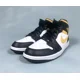 thumbnail image 5 of Ni - ke Ni - ke Air Jordan 1 Mid White Pollen Black 554724-177 Men's Size 13, 5 of 5