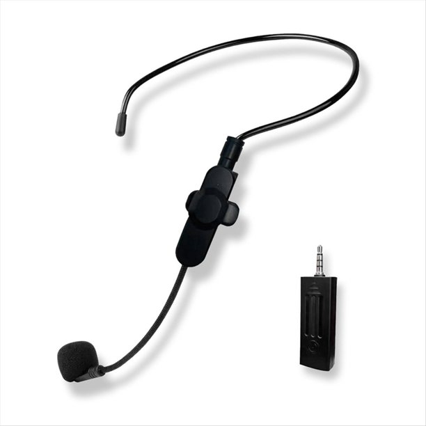 Juego de Micrófono Inalámbrico 2,4G, Auriculares Inalámbricos Duales, Mini Micrófono Portátil Adecuado para Karaoke, Micrófono Único