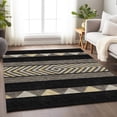 thumbnail image 4 of Dalyn Rugs Premium Machine Washable Mayfield AMF965 Black 9' x 12' Rug, 4 of 7