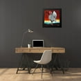 thumbnail image 4 of Vitaletti, Carolee 20x20 Black Modern Framed Museum Art Print Titled - Fancy Chicken II, 4 of 5