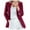 Wine, variant on felwors Womens Baggy Corduroy Blazer Jacket Dressy Casual Work Suit Jacket Fall Winter Trendy Coat Outerwear Black, XL