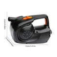 thumbnail image 3 of Portable Wireless Air Pump with Dual Function for Inflatable Beds, Swimming Pools - Battery Powered Electric Pump with Fast Inflation, Multiple Nozzles, Rechargeable Lithium Battery, Black, 3 of 7