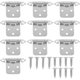 thumbnail image 1 of 10 bisagras universales para puertas de muebles, bisagras metálicas resistentes, bisagras para puertas de gabinetes con resorte., 1 of 6