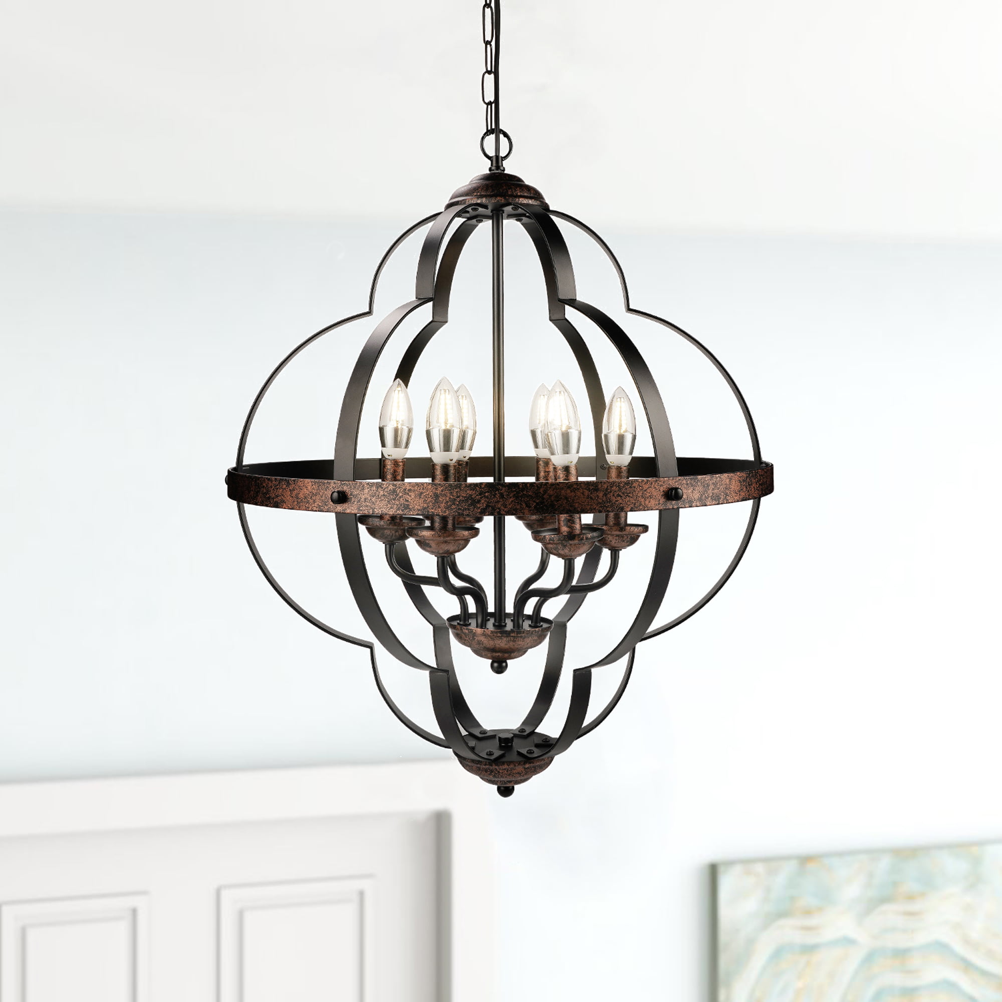 Hardware House Electrical 12-7547 Dover 5LT Chandelier Classic Bronze 