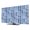 Blue, Navy, White, variant on TV Cover Indoor, Abstract Tribal Arrows Stretch TV Dust Cover Television Screen Protector, Boho Middle Century Sand Vertical Elastic Polyester Display Covers, Monitor Slipcover for LED TVs 50 Inch