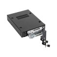thumbnail image 3 of ICY DOCK Rugged Full Metal 2 x 2.5â€ SATA/SAS HDD & SSD Mobile Rack for External 3.5" Drive Bay with Key Lock & Thumb Screw Design | ToughArmor MB492SKL-B, 3 of 13