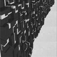 thumbnail image 1 of Ahgly Company Tapis d'Intérieur Lavable en Machine Carré Transitionnel Gris Minuit, 5 Pieds Carré, 1 of 7