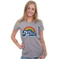 thumbnail image 2 of Cute Gay LGBT Pride Rainbow Sparkle Unisex Plus Size Graphic Tee Brisco Brands 5X, 2 of 6