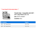 thumbnail image 2 of Throttle Body - Compatible with 2007 - 2017 Jeep Patriot 2.0L 2.4L 4-Cylinder 2008 2009 2010 2011 2012 2013 2014 2015 2016, 2 of 2