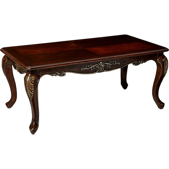 Homelegance Croydon 48" X 28" Coffee Table, Cherry