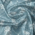 thumbnail image 5 of Ambesonne Skull Valance Pack of 2, Pastel Tones Calavera Art, 42"X12", Blue Grey White, 5 of 5