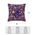 thumbnail image 3 of Halloween Throw Pillow Covers, halloween elements print Square Pillow Cases with Invisible Zipper for Halloween Decorations, Farmhouse Halloween Decor 12x12, 3 of 7