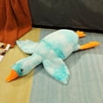 thumbnail image 3 of Peluche gigante de ganso blanco de 190 cm de largo, realista, con alas grandes, para masajes y abrazos, para novio y niña, 3 of 5